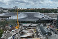 Budowa tunelu tramwajowego, maszyny, hala peronowa_fot. Artur Lewandowski